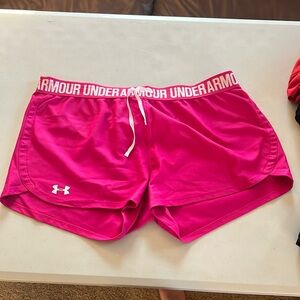 Under Armour Pink Athletic Shorts